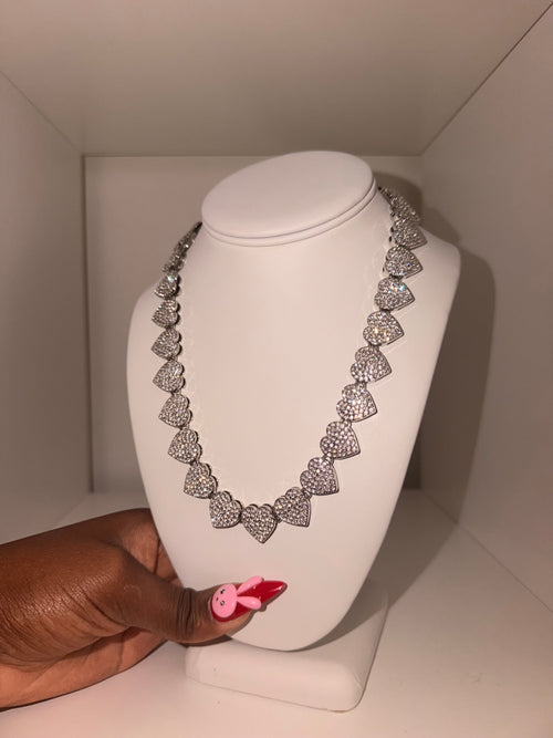 Heart Cuban Necklace