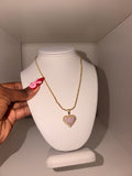 Nugget Heart Necklace
