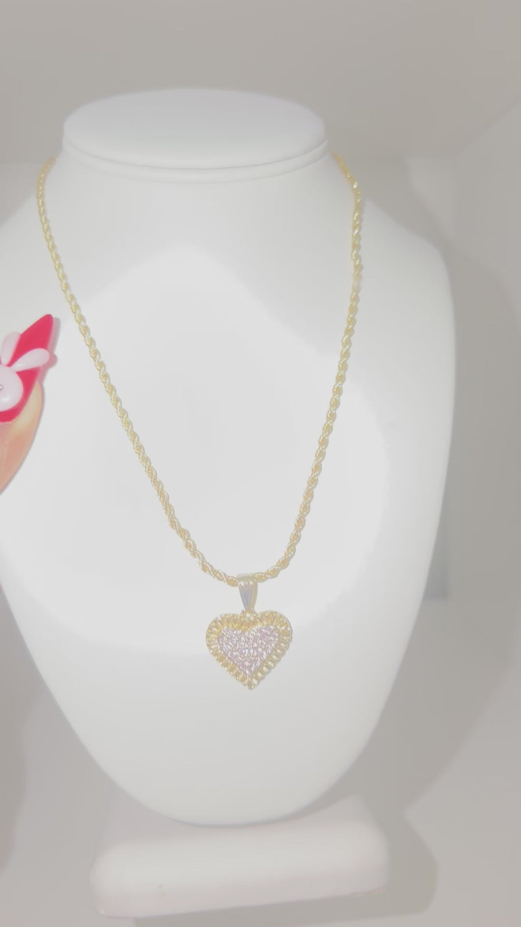 Nugget Heart Necklace