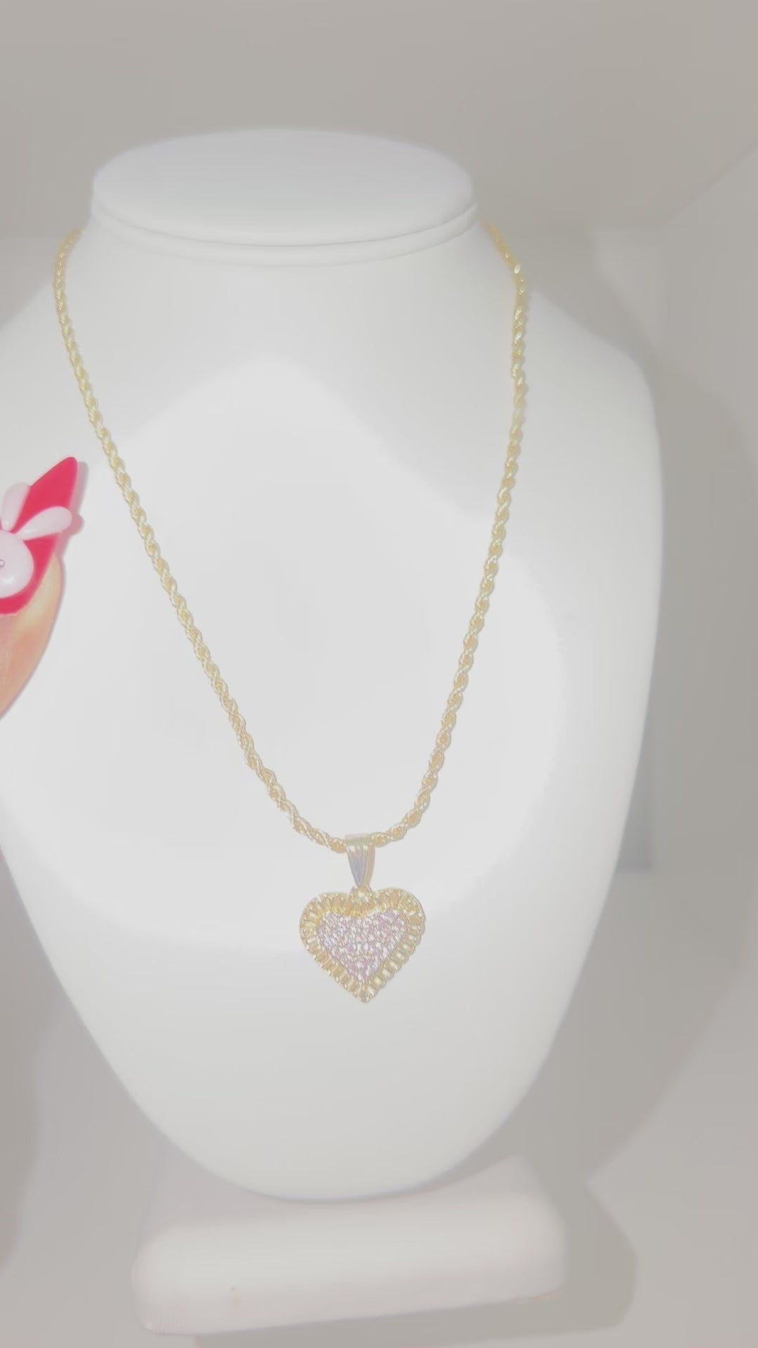 Nugget Heart Necklace